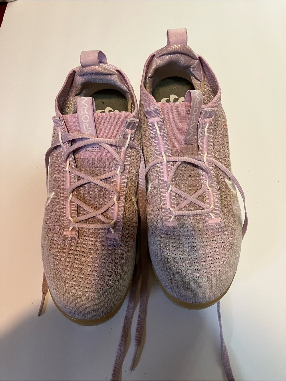 Vionic Pink Knit Lace-Up Athletic Sneakers